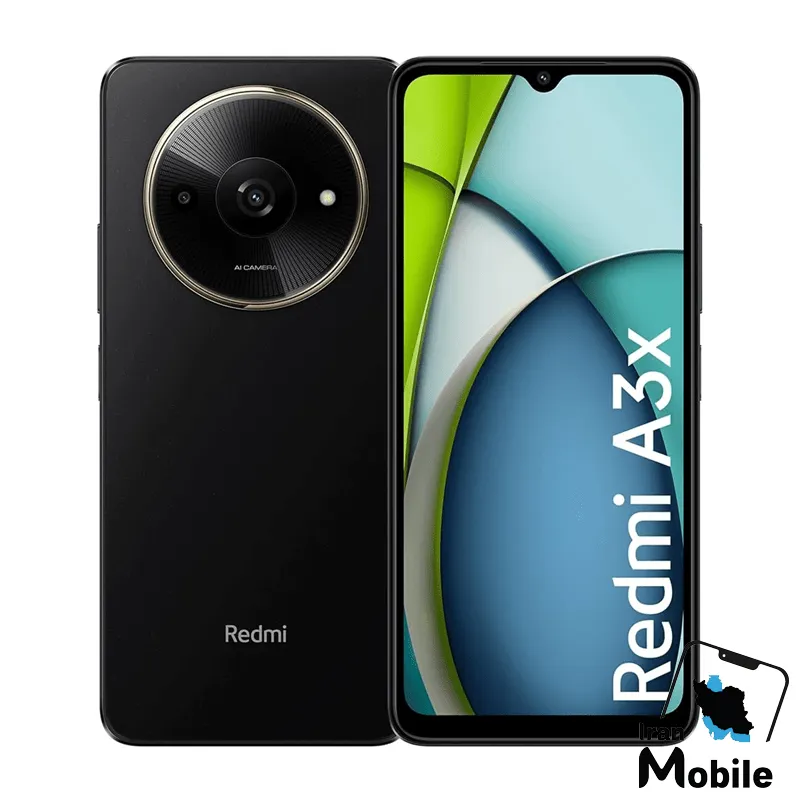 گوشی موبایل شیائومی مدل Redmi A3x ظرفیت 128 گیگابایت و رم 4 گیگابایت مشکی