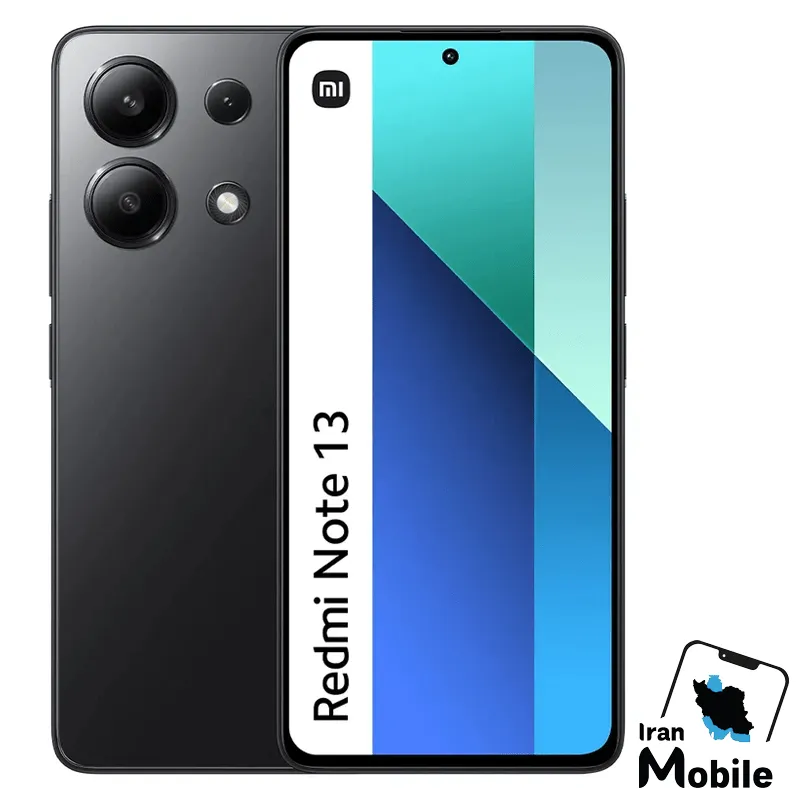 گوشی موبایل شیائومی مدل Redmi Note 13 4G ظرفیت 256 گیگابایت مشکی